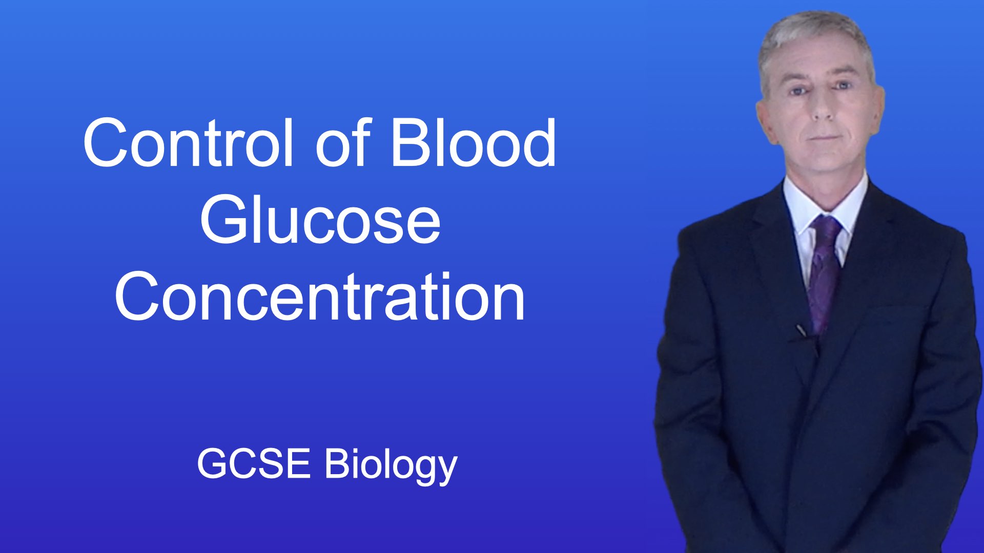 Control of Blood Glucose Concentration